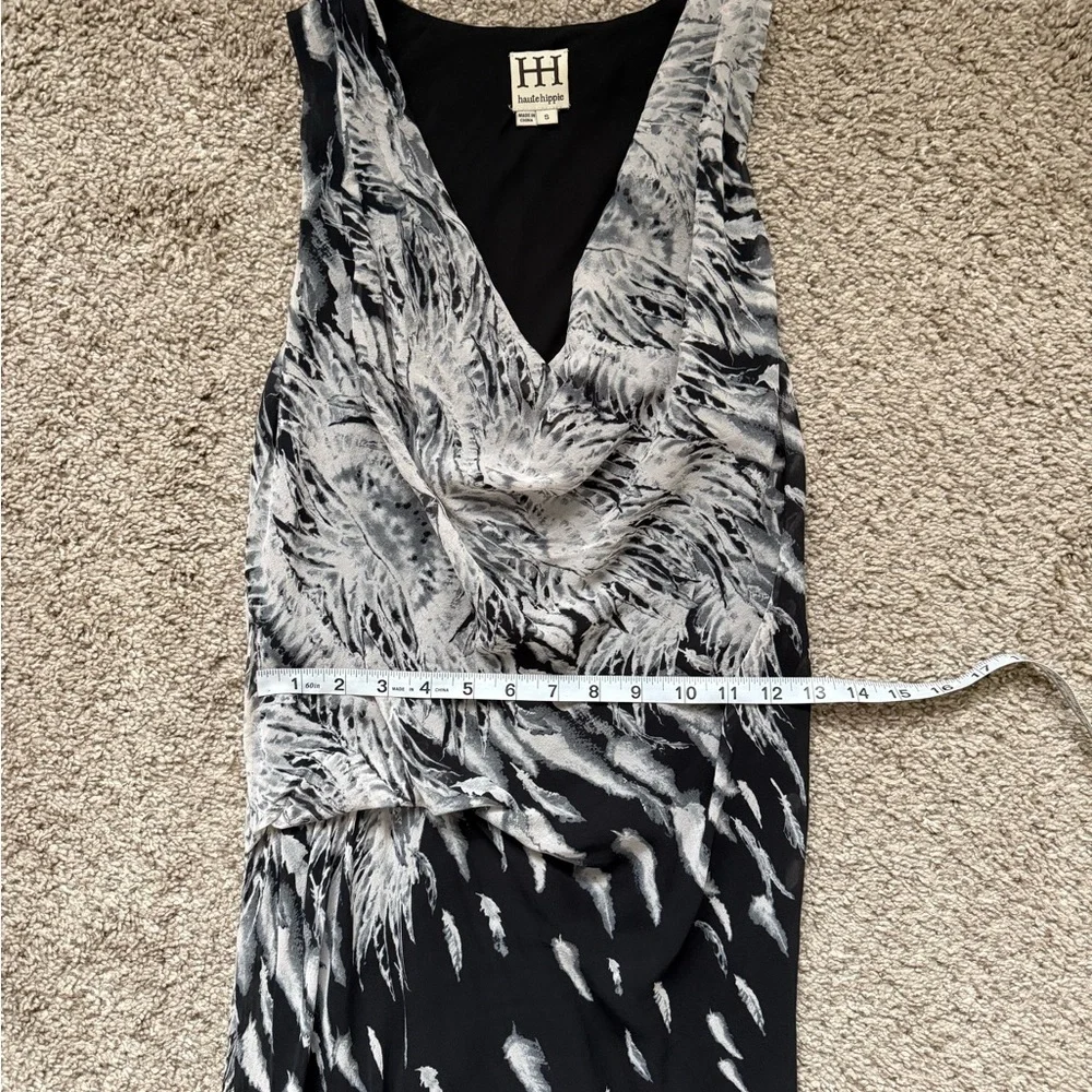 Haute Hippie Assymetric Hem 100% Silk Dress | S - Picture 5 of 8
